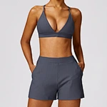 Yoga Shorts And Top Set